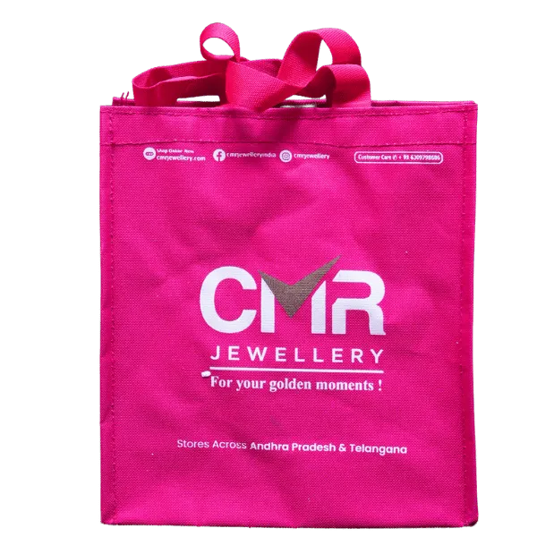 Premium Magenta Non-Woven Zipper Bag (5000, 17 X 14 X 5)