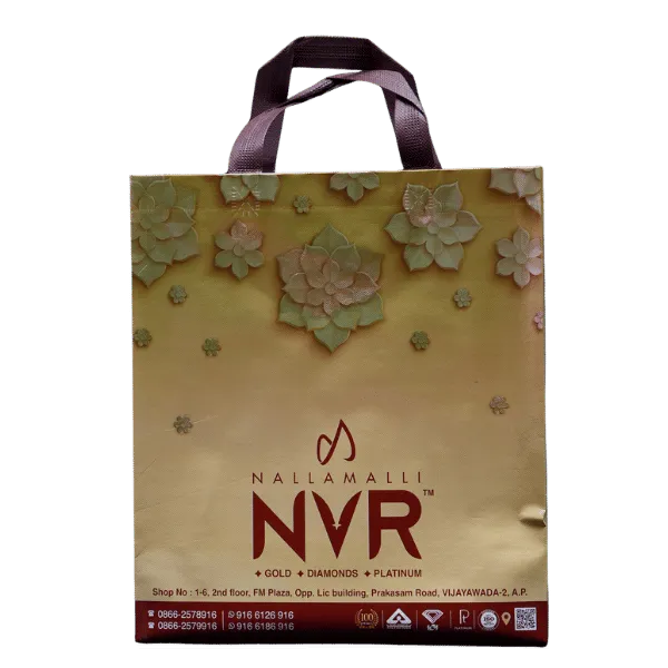 Golden Brown Premium Showroom Bag (5000, 17 X 14 X 5)