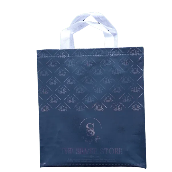 Classic Navy Blue Minimalist Bag (5000, 17 X 14 X 5)