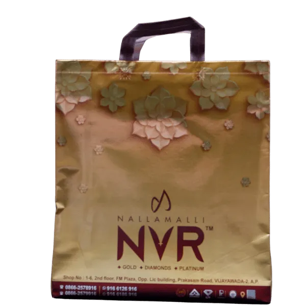 Tan & Gold Traditional Motif Bag