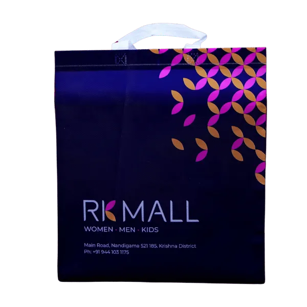 Black & Pink Graphic Styled Shopping Bag (5000, 17 X 14 X 5)