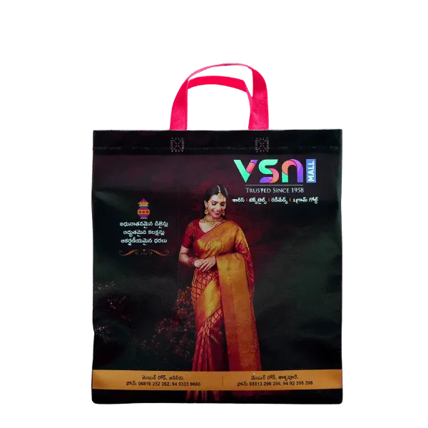 Black & Gold Premium Saree Model Bag (5000, 17 X 14 X 5)